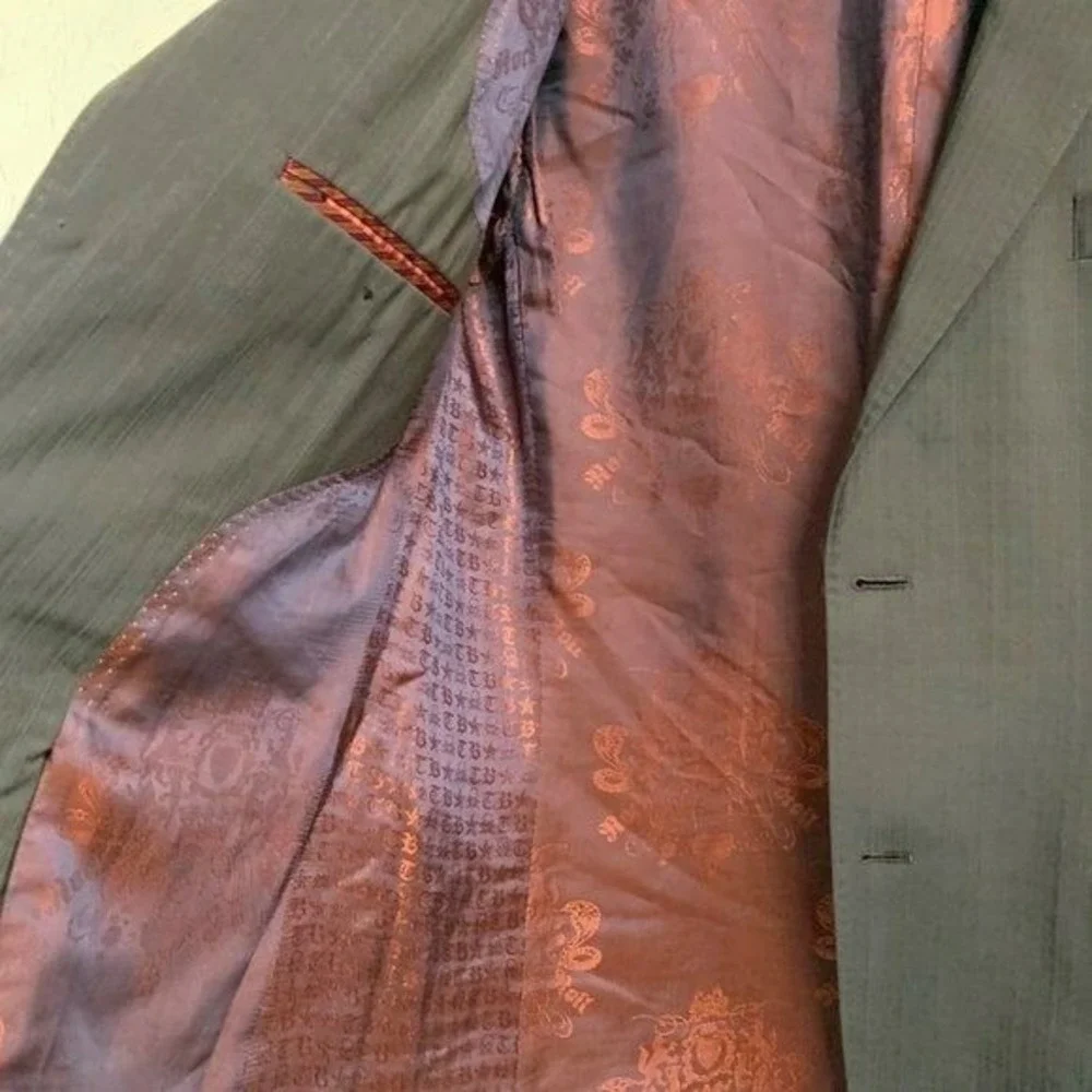 Ted Baker Endurance Jarrett Gray Two Button Wool Sports Coat Size 40R